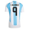 Camiseta de fútbol Argentina J. Alvarez 9 Primera Equipación 2024 - Hombre